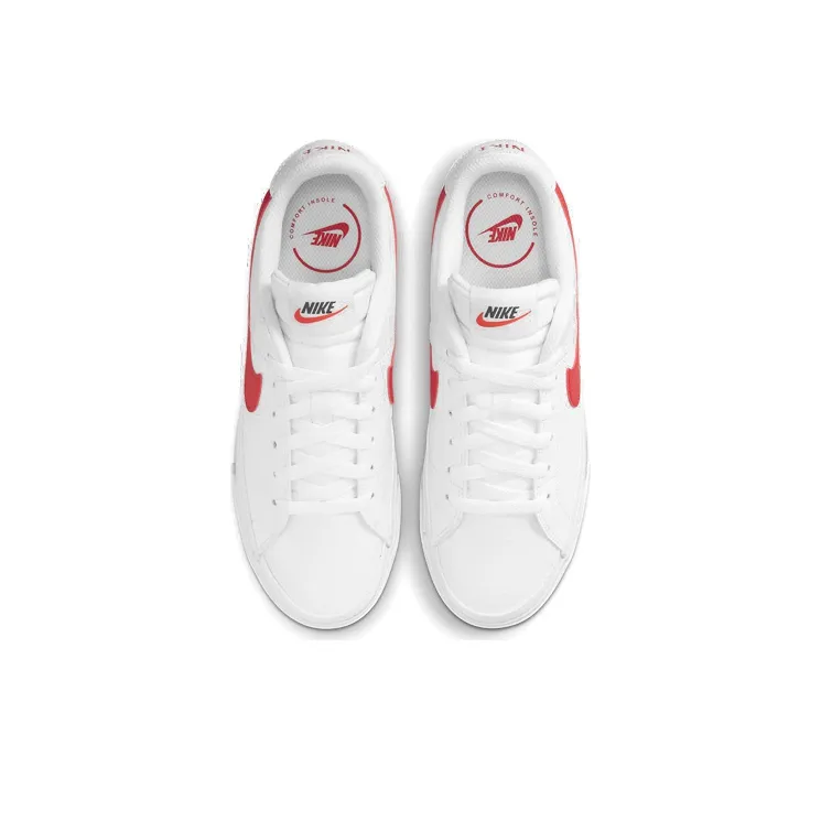 Nike Court Legacy 'White University Red' Women's-3