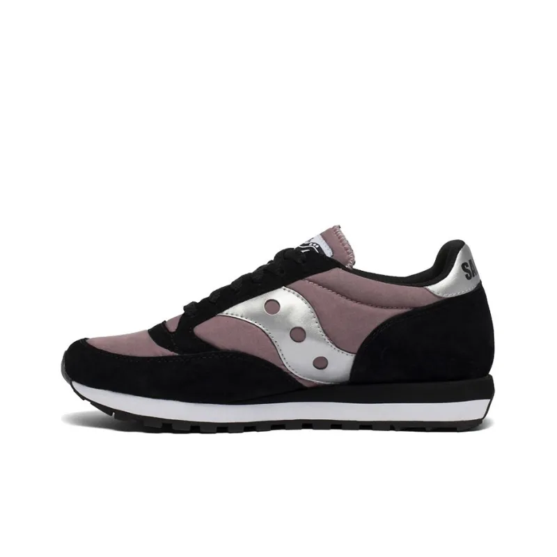 Saucony Jazz 81 Slip-Resistant Cushioning Wear-Resistant Low-Top Shoes Unisex Black Standard M-0