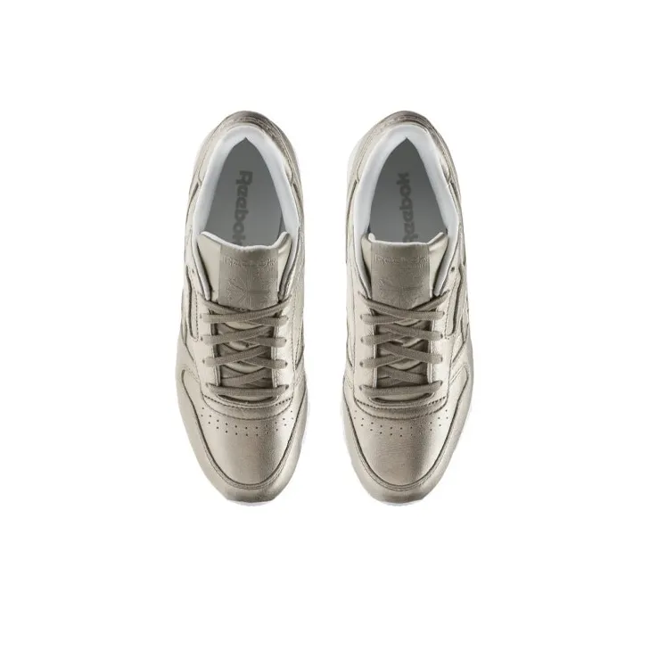 Reebok Classic Leather Melted Metal Pearl Metallic Women's-2