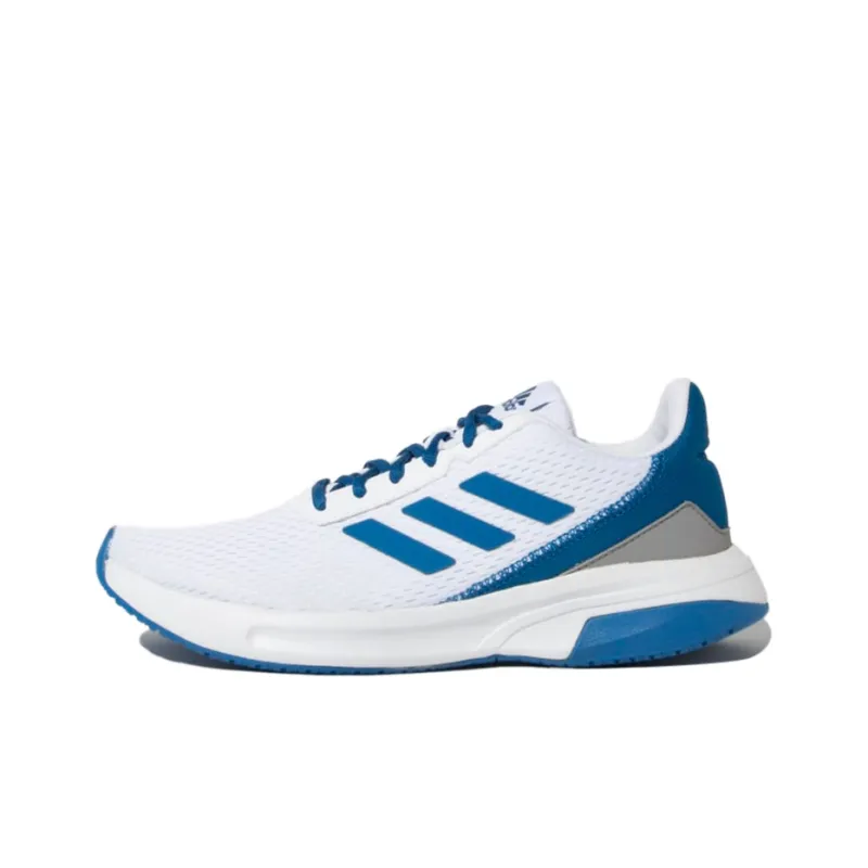 Adidas Runesy Cushioning Anti-Slip And Wear-Resistant Low-Top Running Shoes Men's White Blue-0