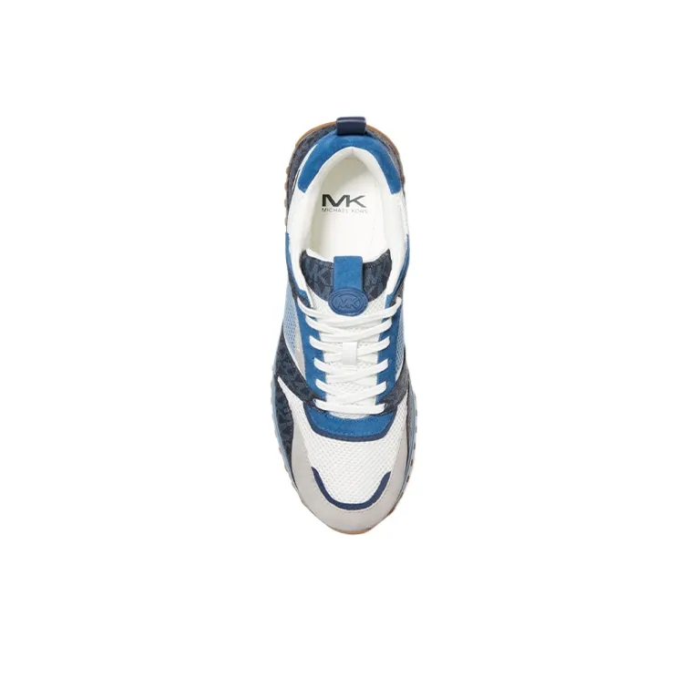 MICHAEL KORS Theo Cushioning Anti-Slip And Wear-Resistant Low-Top Casual Shoes Men's Blue-3