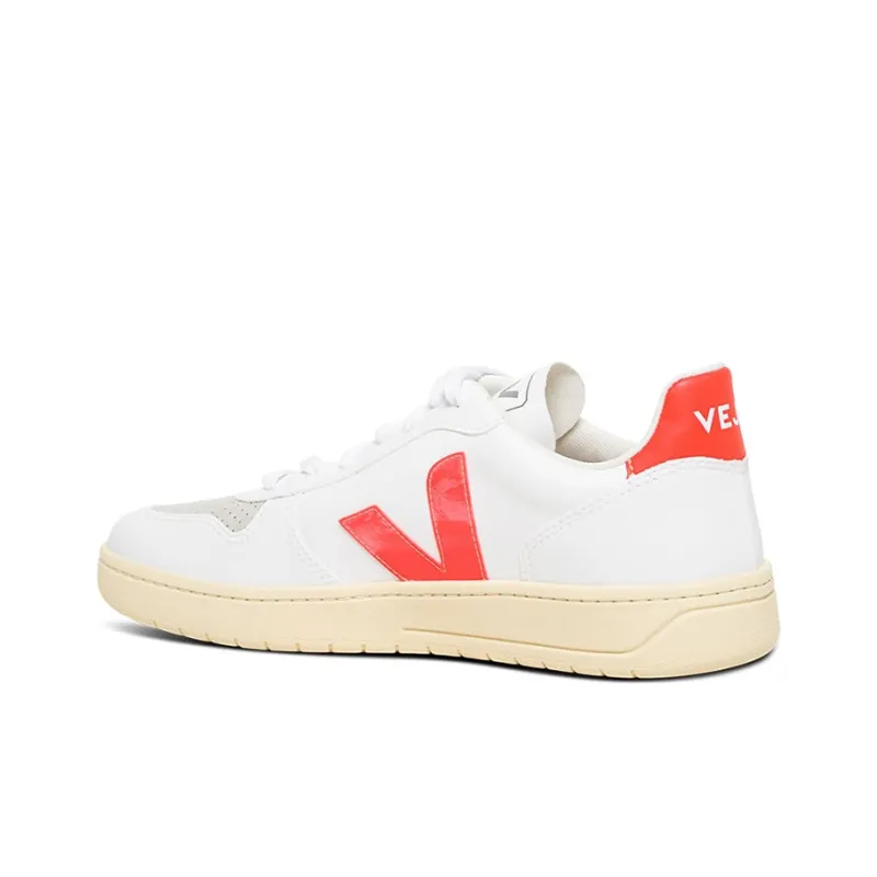 VEJA V 10 Cwl 'White Orange Fluo'-3
