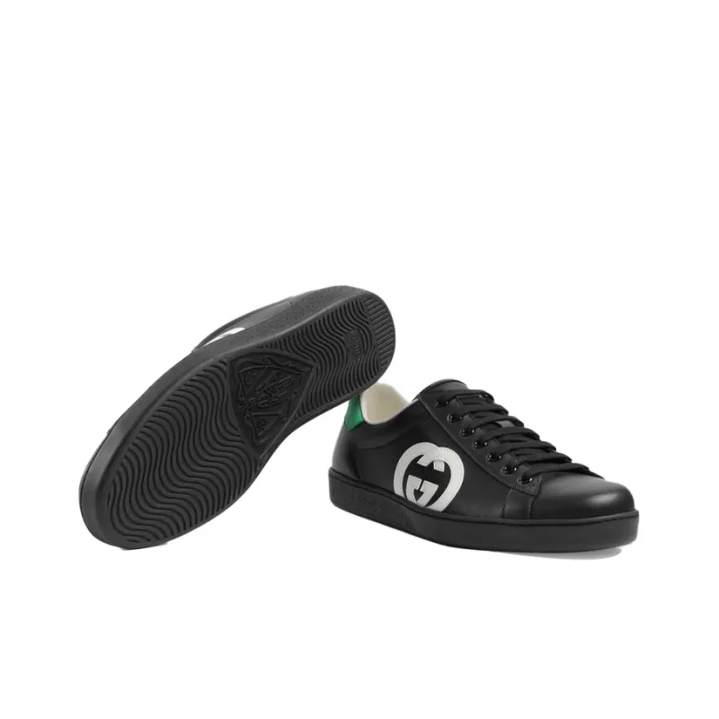 GUCCI Ace 'Interlocking G Black White'-4