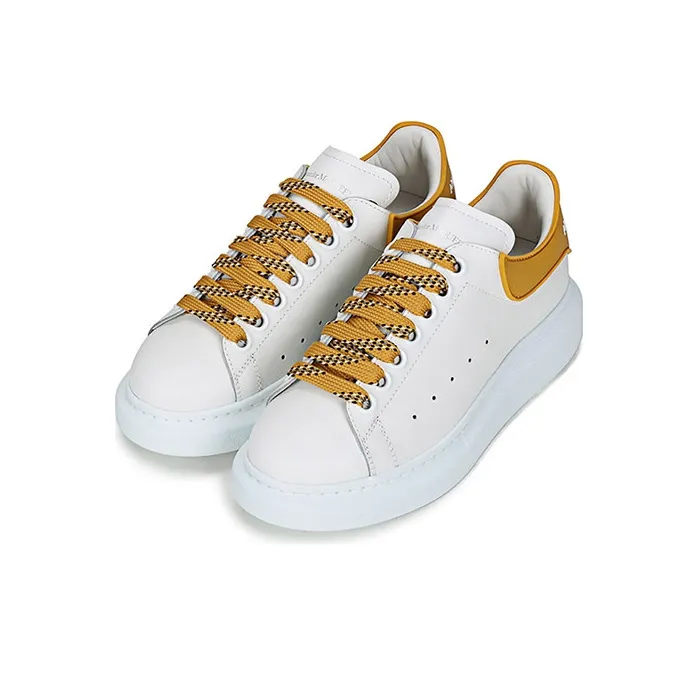 Alexander McQueen Oversized Sneaker 'White Mustard' Women's-2