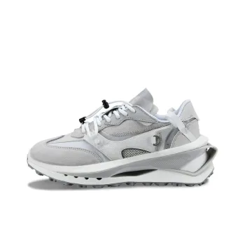 LiNing Cushioned Anti Slip Wear Resistant Breathable Lightweight Low Top Sports Casual Shoes Women's Antarctic Gray