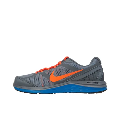 Nike Dual Fusion Run 3 Cool Grey Hyper Crimson Photo Blue