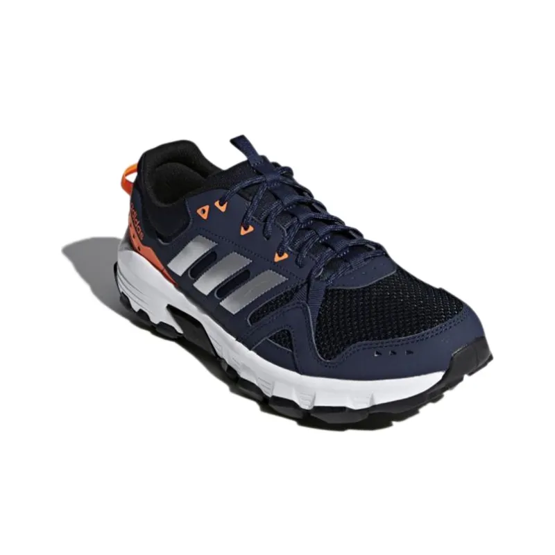 Adidas Rockadia Trail Low-Top Running Shoes Men's Blue White Orange-2
