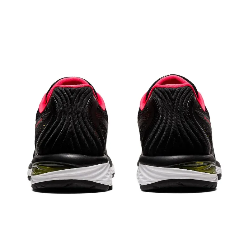 Asics Anti-Slip And Wear-Resistant Coverage Low-Top Running Shoes Women's Black Red-4