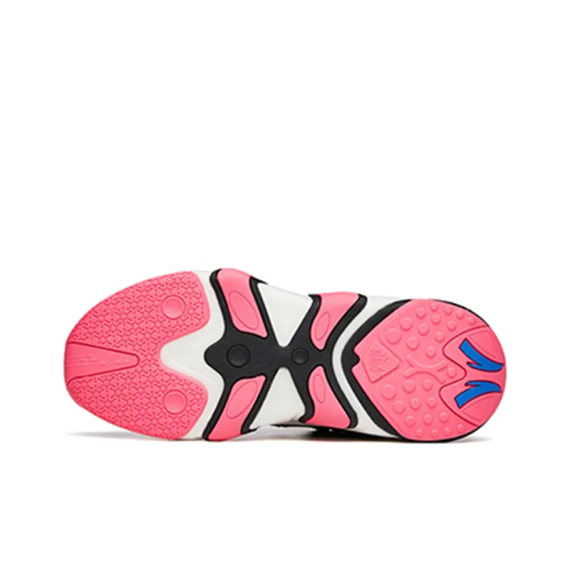 ANTA Casual Shoes Men Mid Top Black/Royal Blue/Fluorescent Digital Pink-5