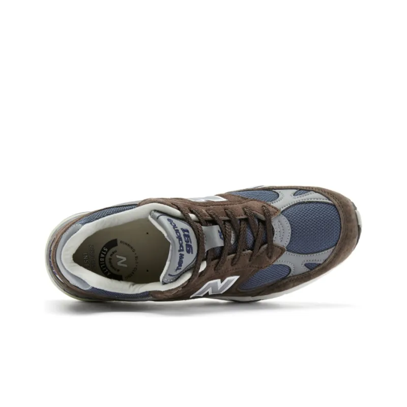 New Balance 991 Brown Navy Grey-2