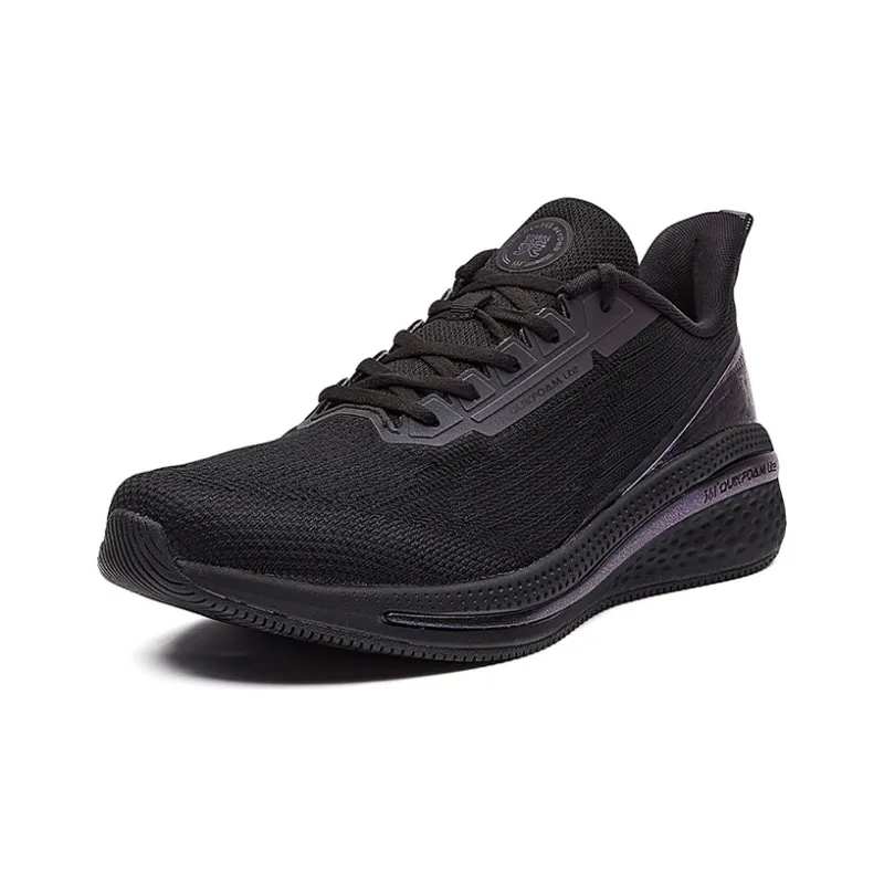 361° QU!KFOAM Running Shoes Men Low Top Obsidian Black-2