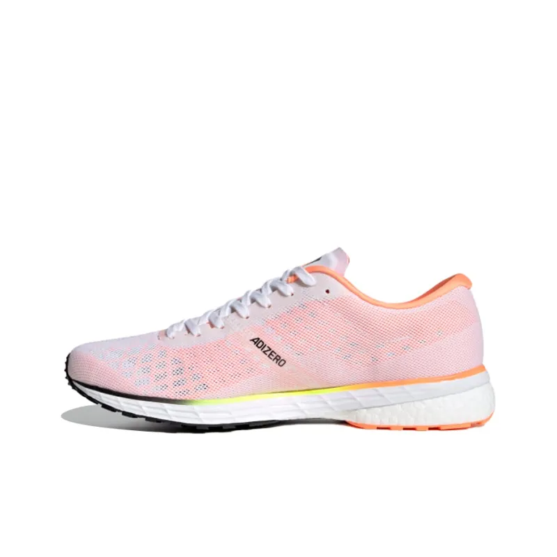 Adidas Adizero Adios 5 White Orange-0