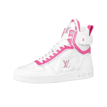 LOUIS VUITTON Boombox Ankle Sneakers 'White Pink' Women's