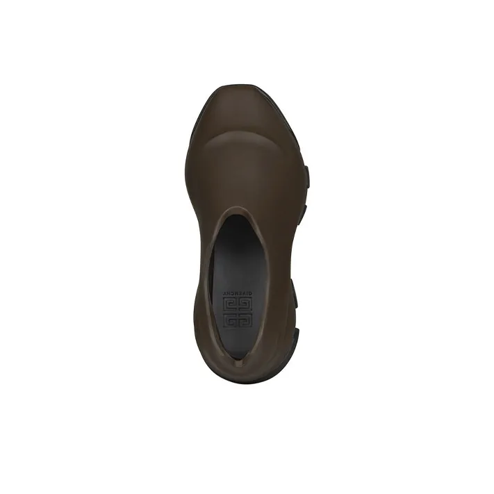 Givenchy Monumental Mallow Low Top Athletic Shoes Men's Dark Brown-2