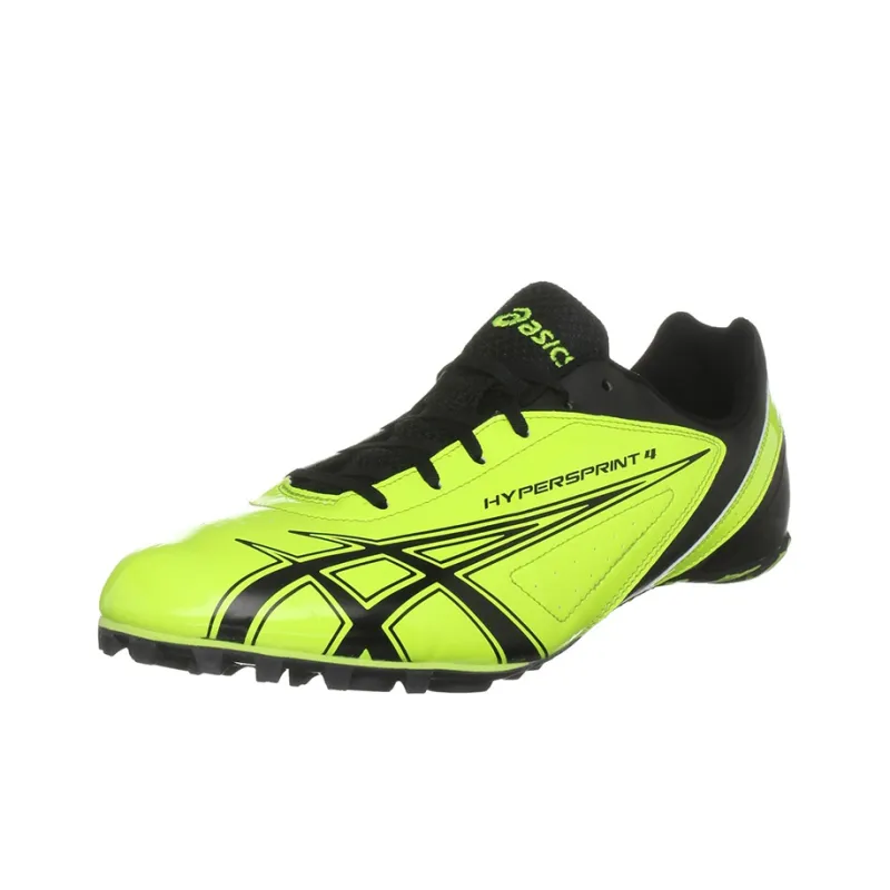 Asics Hypersprint 4 Hypersprint 4 Low-Top Running Shoes Men's Neon Yellow-2