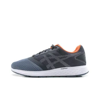 Asics Patriot 10 A Slip-Resistant Breathable Low-Top Running Shoes Men's Gray Orange
