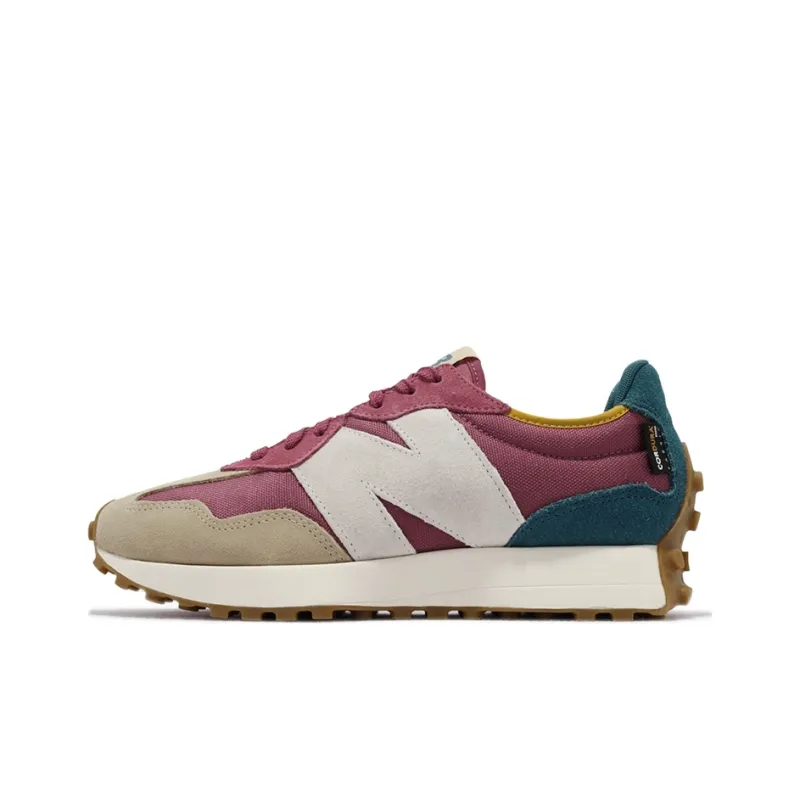 New Balance 327 Bordeaux Tan Teal-0