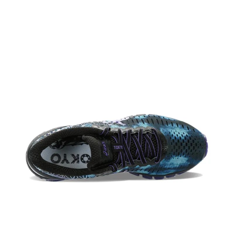 Asics Gel-Quantum 360 Tokyo Anti-Slip Wear-Resistant Low-Top Running Shoes Unisex Black Blue Purple-2