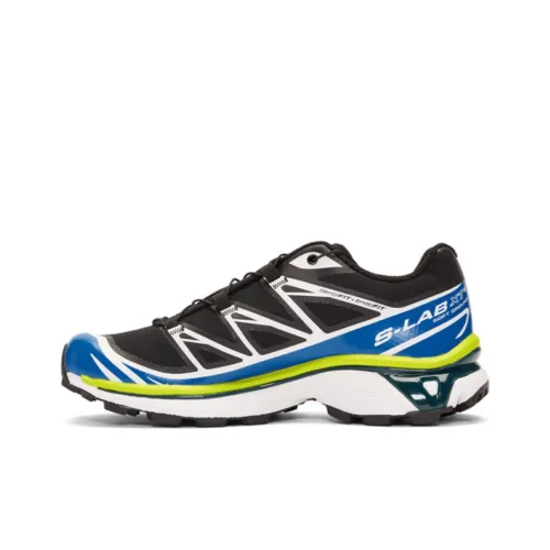 SALOMON XT-6 Running Shoes Unisex Low-Top Black Blue