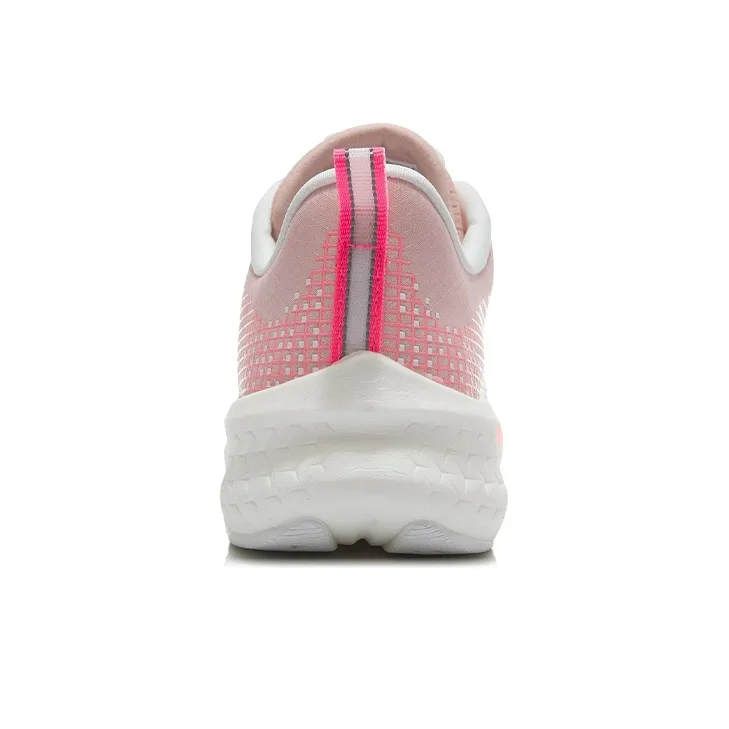 LiNing Red Hare 5 Pro Breathable Low Top Running Shoes Women's Peach Orange Pink-3