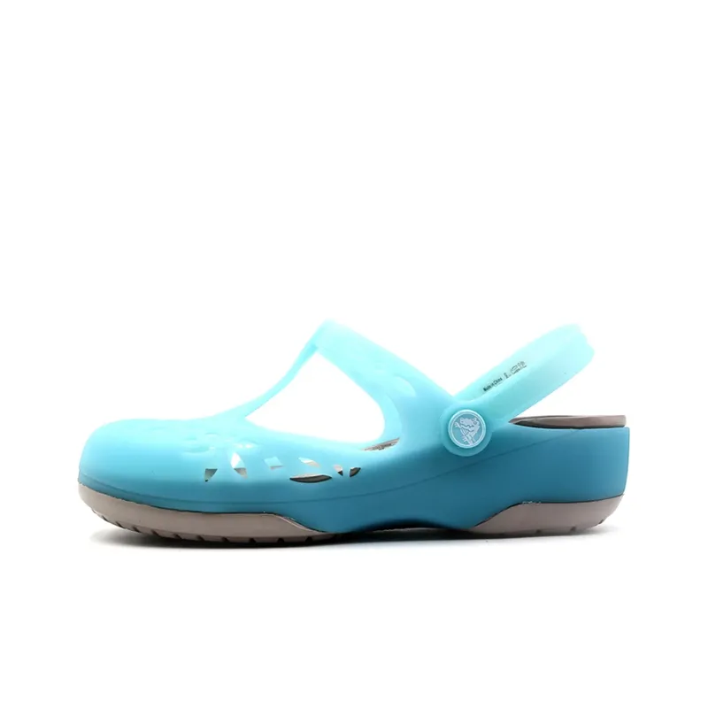 Crocs Ice Blue Sandals 'Blue Gold' Women's-0