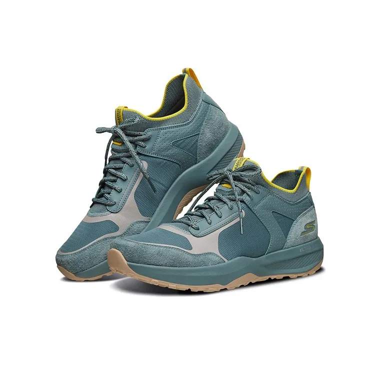 Skechers Go Trail Jackrabbit Low-Top Trail Running Shoes Men's Green Yellow-2