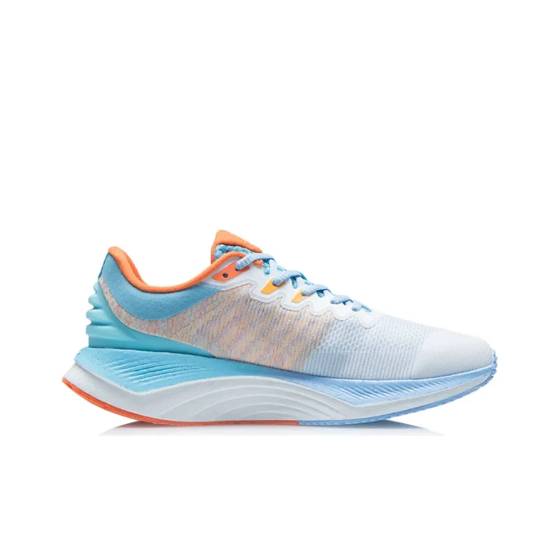 LiNing YueYing Yueying Cushioning Anti-Slip And Wear-Resistant Low-Top Running Shoes Blue Orange-1