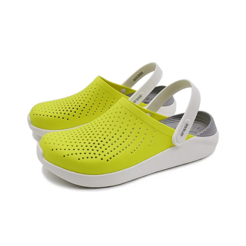Crocs LiteRide Lazer Cut Clogs 'Yellow Beige'-1
