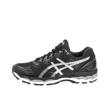 Asics GEL-Nimbus 17 Anti-Slip Wear-Resistant Low-Top Running Shoes Men's Black White