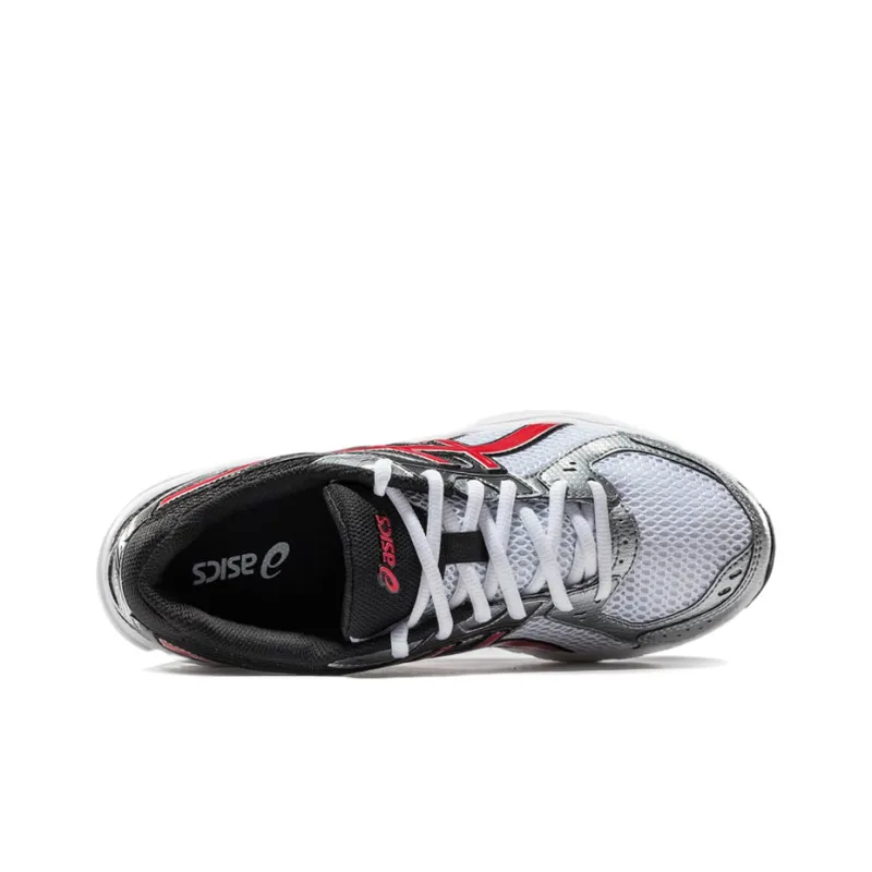 Asics Gel-Contend 2 Anti-Slip And Wear-Resistant Breathable Low-Top Running Shoes Men's White Gray-2