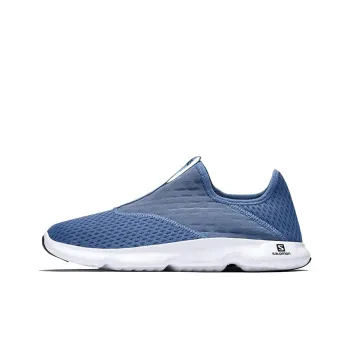 SALOMON Reelax Moc 5.0 Slip Resistant, Abrasion Resistant, Breathable Low Top Casual Running Shoes Men's Blue