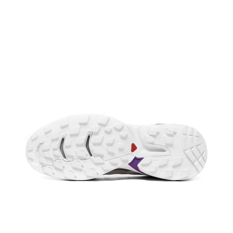 SALOMON XT-Wings 2 Low-Top Running Shoes Unisex White Purple-3