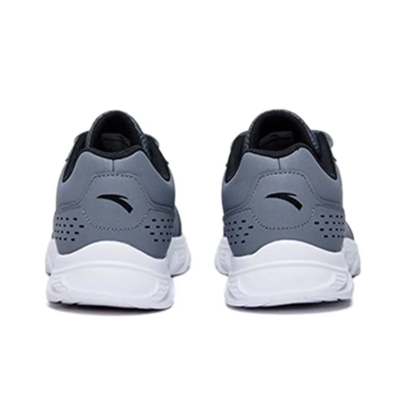 Anta Cushioning, Slip Resistant, Abrasion Resistant, Lightweight Low Top Running Shoes Men's Gray White-2