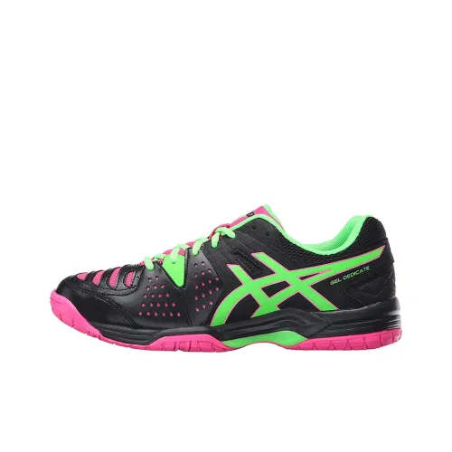 Asics Gel-Dedicate 4 Running Shoes Women's Low-Top Black/Pink