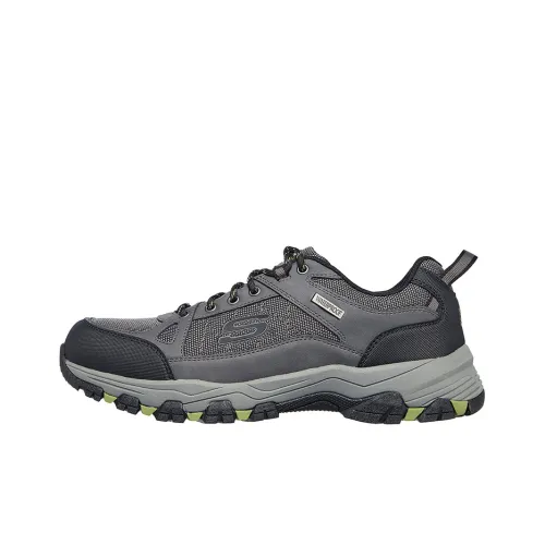 Skechers Relaxed Fit Running Shoes Men Low-Top Dark Gray