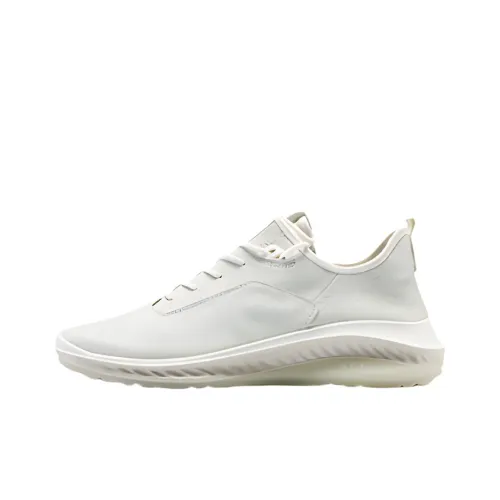 Ecco Fit For Action Casual Shoes Men Low-Top White