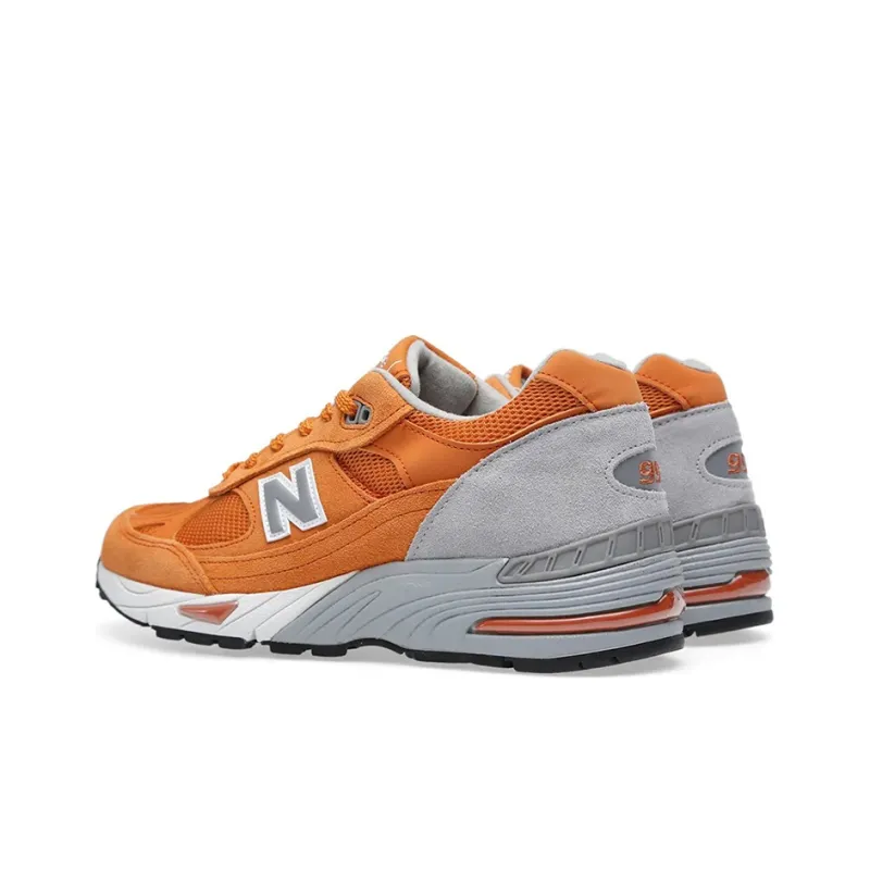 New Balance 991 Grey/Orange-4