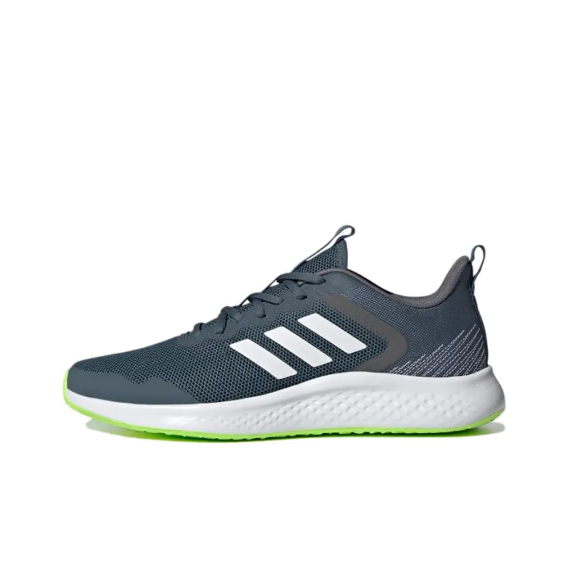 Adidas Fluidstreet Breathable Low-Top Running Shoes Men's Blue White-0