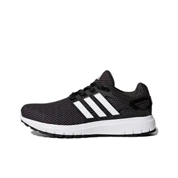 Adidas Energy Cloud Abrasion Resistant Coverage Low Top Running Shoes Men's Graphite Black