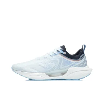 LINING Super Light 18 Running Shoes Men Low Top Standard White/New Vivid Blue