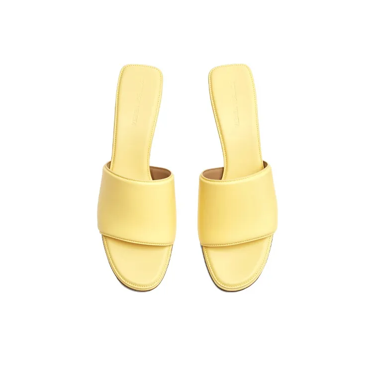 Bottega Veneta The Band Slip On Sandal Yellow Women's-3