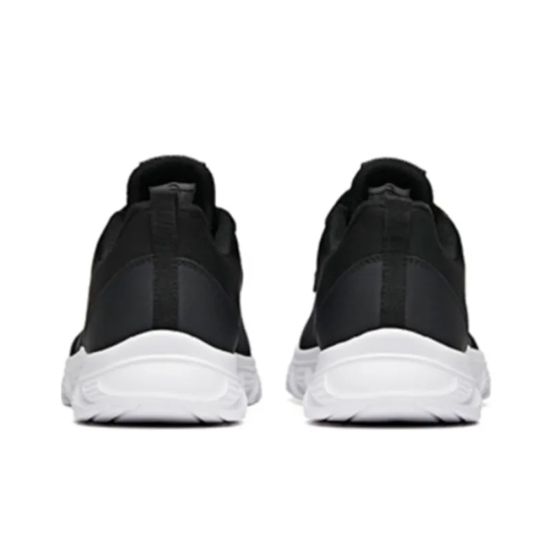 Anta Running Collection Cushioning Anti-Slip Wear-Resistant Breathability Low-Top Running Shoes Men's Black White-3