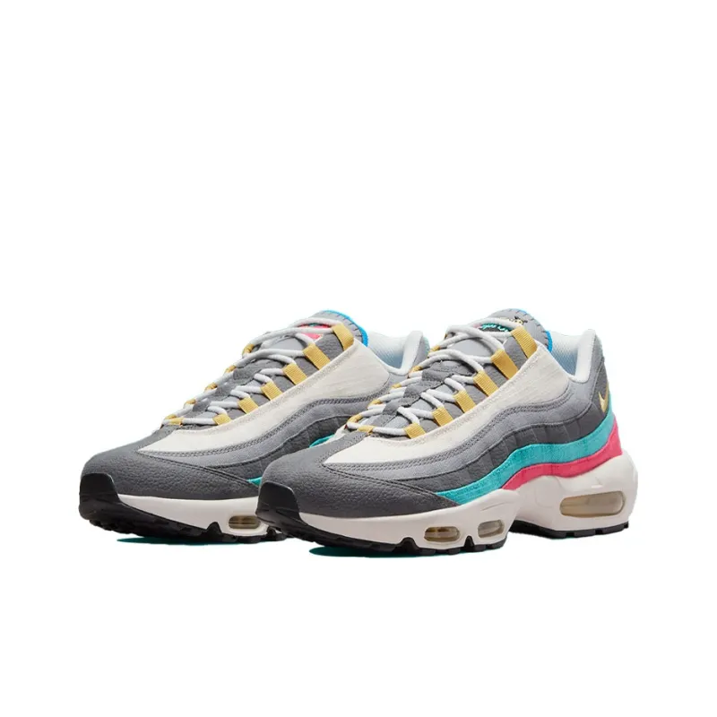 Nike Air Max 95 Air Sprung Grey Aqua Pink-2