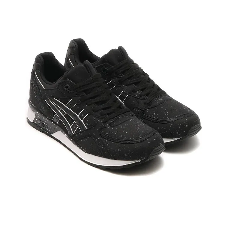 Asics Gel-Lyte Speed Wear-Resistant Low-Top Running Shoes Men's Black White-3