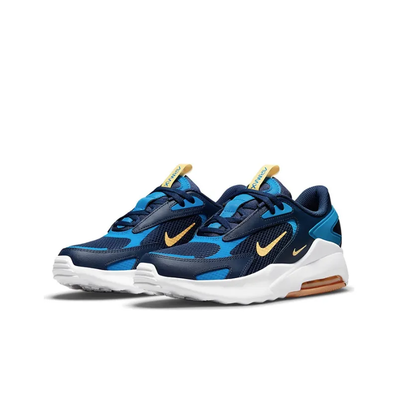 Nike Air Max Bolt Breathable Non-Slip Wear-resistant Low Tops Deep Blue GS-2