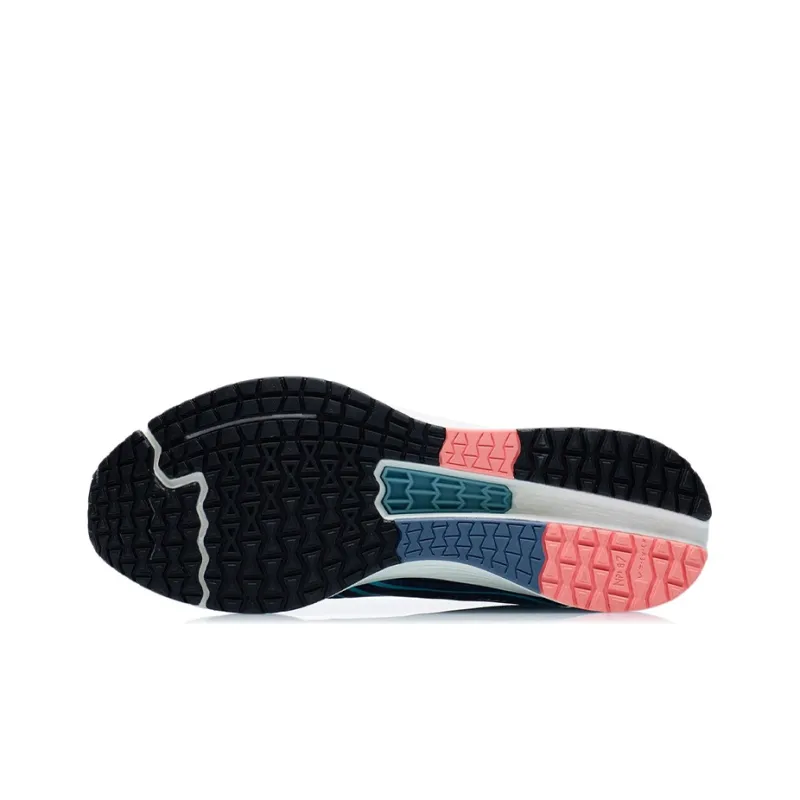 LiNing Red Hare 1 Cushioned Slip-Resistant Abrasion-Resistant Low-Top Running Shoes Blue White-3