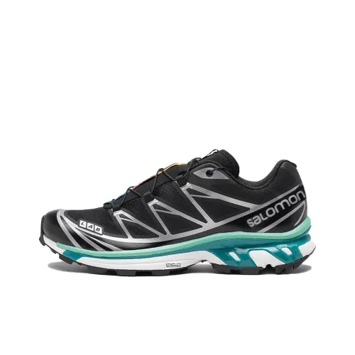 SALOMON XT-6 Running Shoes Unisex Low-Top Black/White/Mint