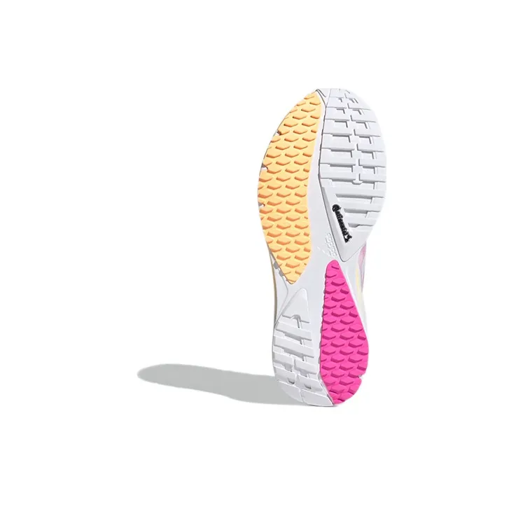Adidas Sl20 Breathable Low-Top Running Shoes Women's Pink White-5
