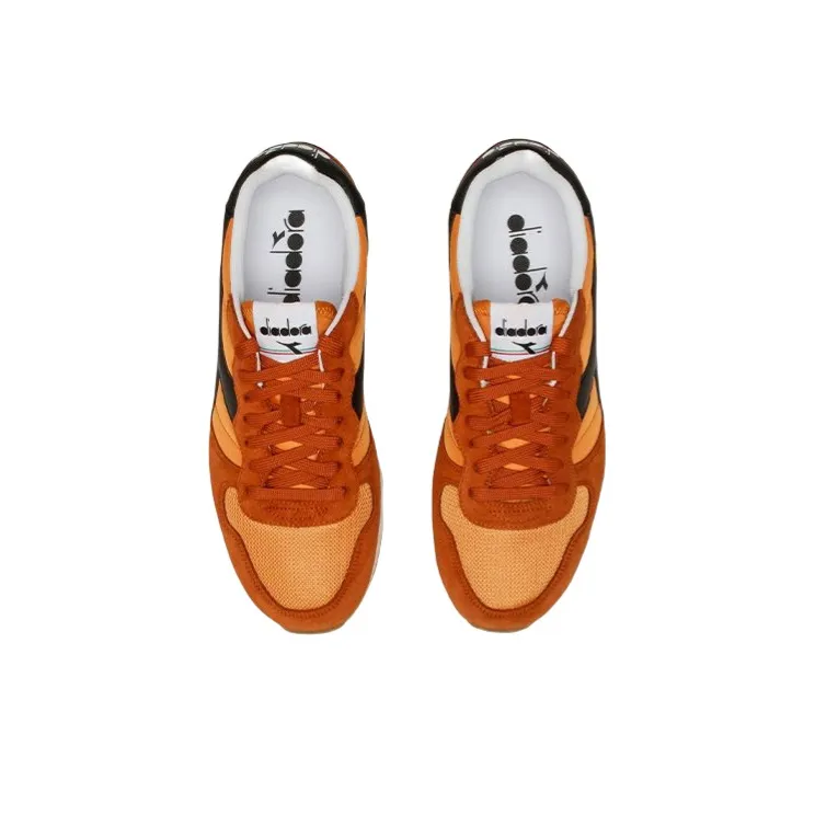 Diadora Camaro Abrasion Resistant Low Top Casual Shoes Unisex Orange Yellow-2