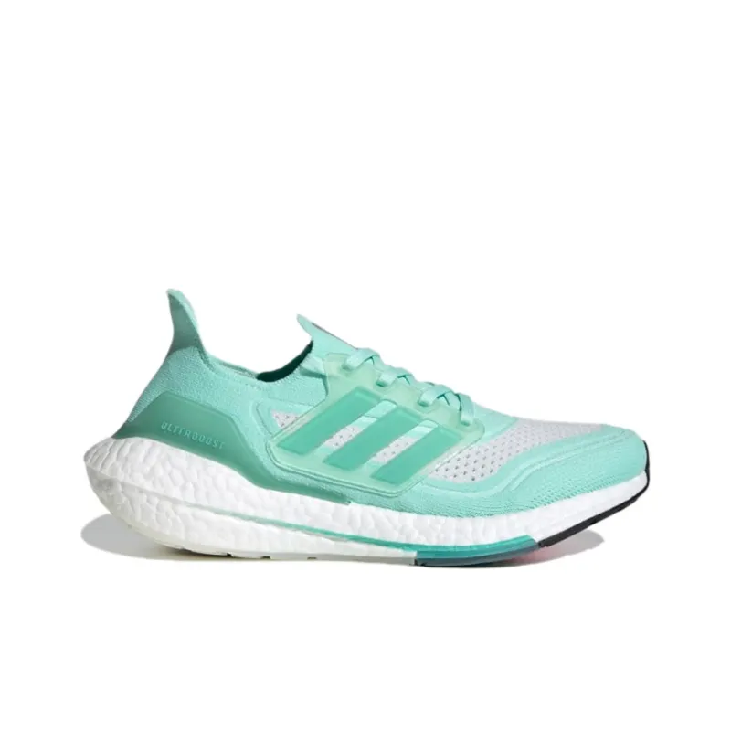 Adidas Ultra Boost 21 White Acid Mint Women's-1